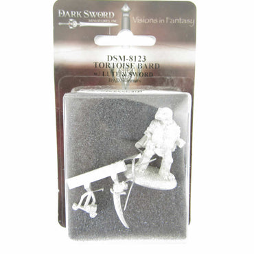 DSM8123 Tostoise Bard with Lyre and Sword Miniature Critter Kingdoms (ONLINE ORDER ONLY)