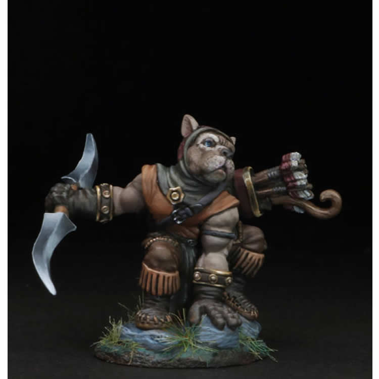 DSM8126 Pitbull Ranger with Double Bladed Sword Miniature Critter Kingdoms (ONLINE ORDER ONLY)