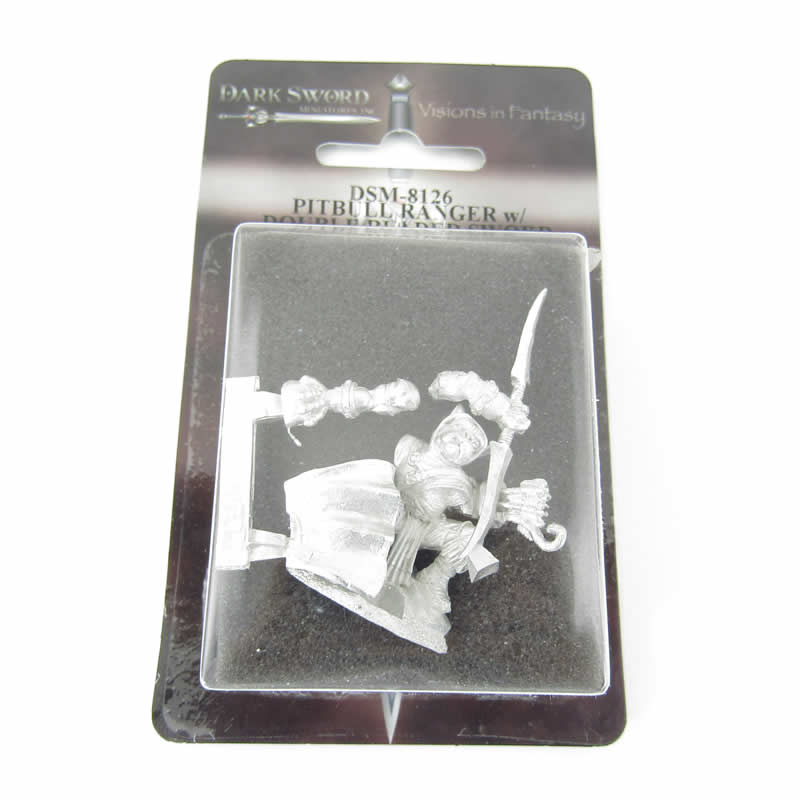 DSM8126 Pitbull Ranger with Double Bladed Sword Miniature Critter Kingdoms (ONLINE ORDER ONLY)