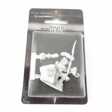 DSM8126 Pitbull Ranger with Double Bladed Sword Miniature Critter Kingdoms (ONLINE ORDER ONLY)