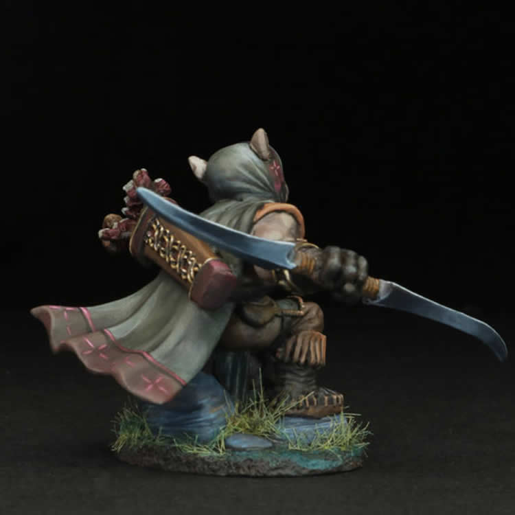 DSM8126 Pitbull Ranger with Double Bladed Sword Miniature Critter Kingdoms (ONLINE ORDER ONLY)