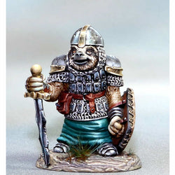 DSM8132 Sloth Warrior with Sword and Shield Miniature Critter Kingdoms (ONLINE ORDER ONLY)