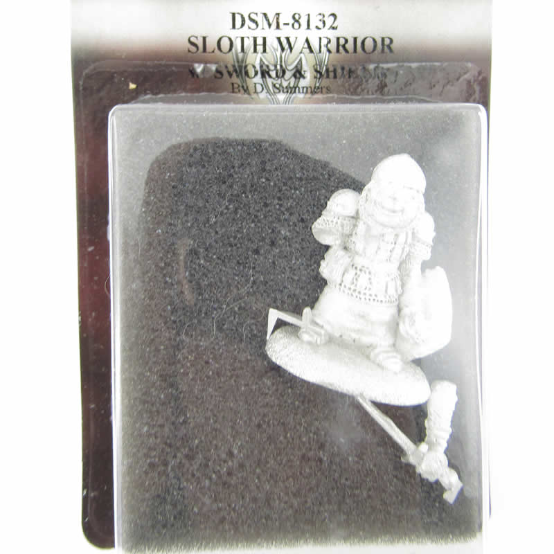 DSM8132 Sloth Warrior with Sword and Shield Miniature Critter Kingdoms (ONLINE ORDER ONLY)