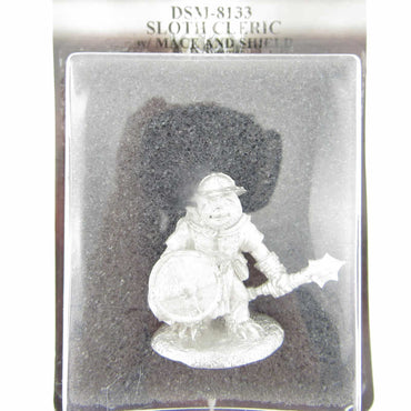 DSM8133 Sloth Cleric With Mace and Shield Miniature Critter Kingdoms (ONLINE ORDER ONLY)