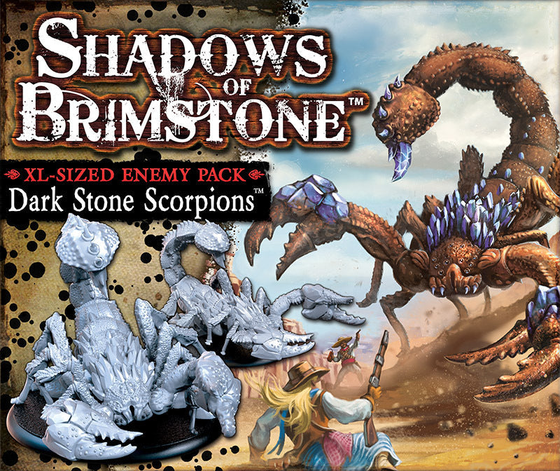 Shadows of Brimstone: Dark Stone Scorpion XL Enemy Duo Pack (ONLINE ORDER ONLY)