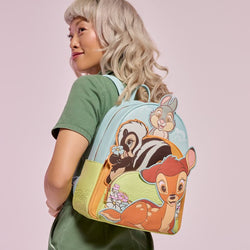Loungefly Disney Bambi & Friends Triple Pocket Mini Backpack (Online Order Only)