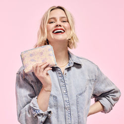 Loungefly Stitch & Angel Cherry Blossom All-Over Print Zip Around Wallet (Online Order Only)
