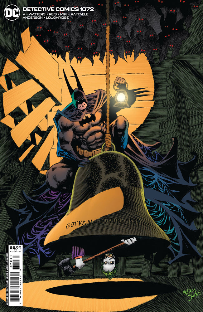 Batman Detective Comics #1072 B Kelley Jones Card Stock Variant (05/23/2023) Dc (ONLINE ORDER ONLY)
