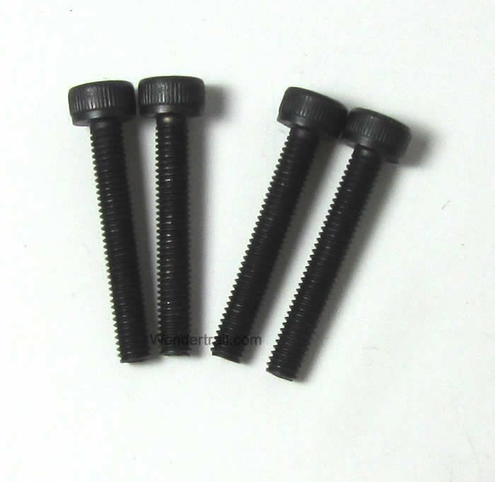 DUB2126 Socket Cap Screws 3mm x 20mm (4) Dubro (ONLINE ORDER ONLY)