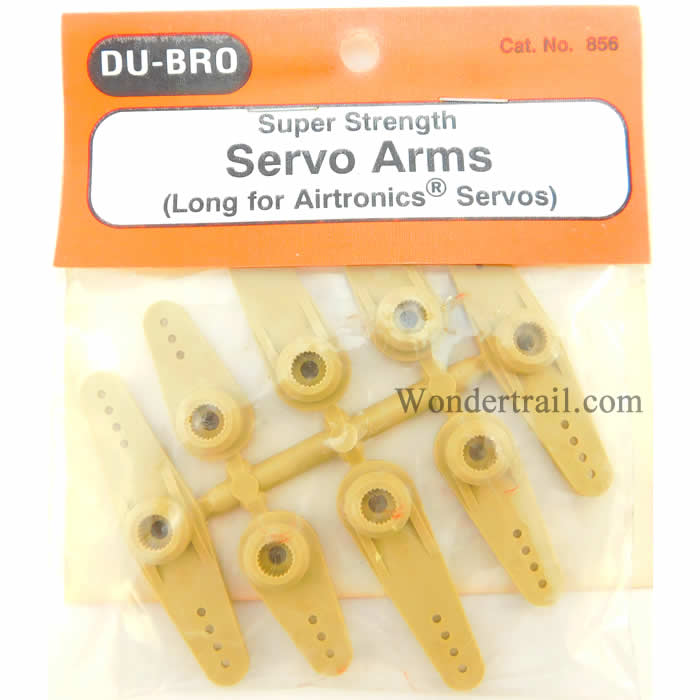 DUB856 Airtronics Super Strength Servo Arms (long) Du-Bro (ONLINE ORDER ONLY)