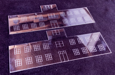 Window Kit for Airport Terminal Building w/ Tower - 15MMDF167-1 (Online Order Only)