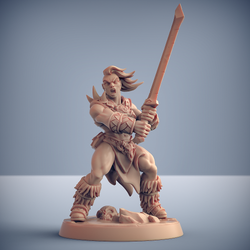 3D Printed Artisan Guild Modular Dragonpeak Barbarians Dragonpeak Barbarians 28mm 32mm (Online Only)