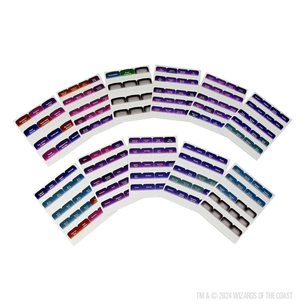 D&D Book Tabs: Planescape - Adventures in the Multiverse (ONLINE ORDER ONLY)