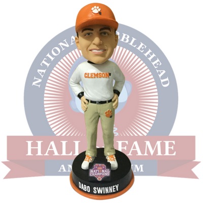 Clemson Tigers Dabo Swinney NCAA College Football National Champions Bobblehead (ONLINE ORDER ONLY)