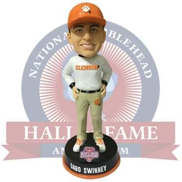 Clemson Tigers Dabo Swinney NCAA College Football National Champions Bobblehead (ONLINE ORDER ONLY)
