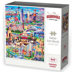 Dallas-Fort Worth 210 Piece Jigsaw Puzzle Boardwalk