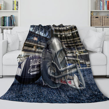 Dallas Cowboys Blanket Flannel Fleece Throw Room Decoration (Online Order Only)