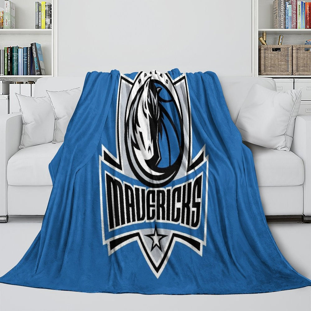 Dallas Mavericks Blanket Flannel Fleece Throw Room Decoration (Online Order Only)