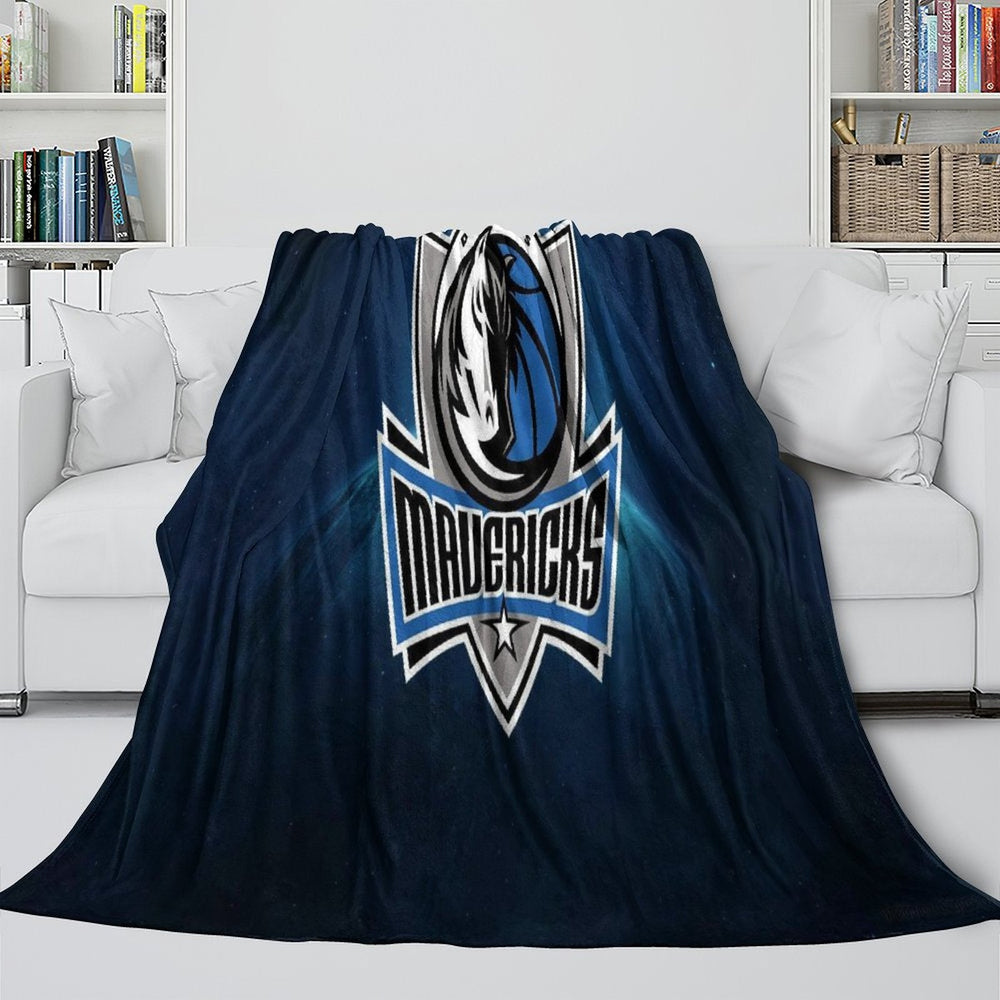 Dallas Mavericks Blanket Flannel Fleece Throw Room Decoration (Online Order Only)