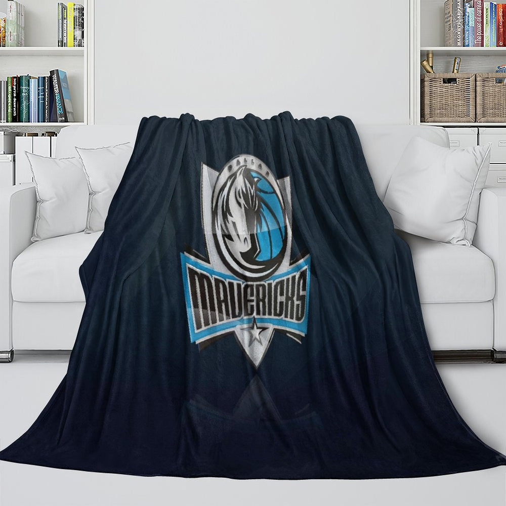Dallas Mavericks Blanket Flannel Fleece Throw Room Decoration (Online Order Only)