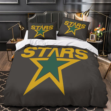 Dallas Stars Bedding Set Quilt Duvet Cover Without Filler (Online Order Only)
