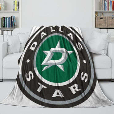 Dallas Stars Blanket Flannel Throw Kids Room Decoration (Online Order Only)