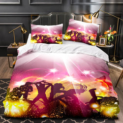 Dance Pattern Bedding Set Quilt Duvet Covers Bed Sets (Online Order Only)