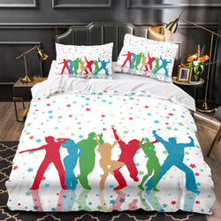 Dance Pattern Bedding Set Quilt Duvet Covers (Online Order Only)