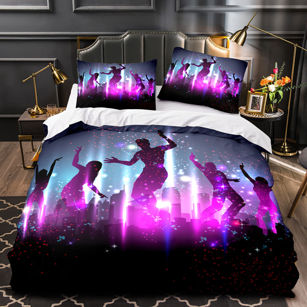 Dance Pattern Bedding Set Quilt Duvet Covers (Online Order Only)