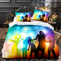 Dance Pattern Bedding Set Quilt Duvet Covers (Online Order Only)
