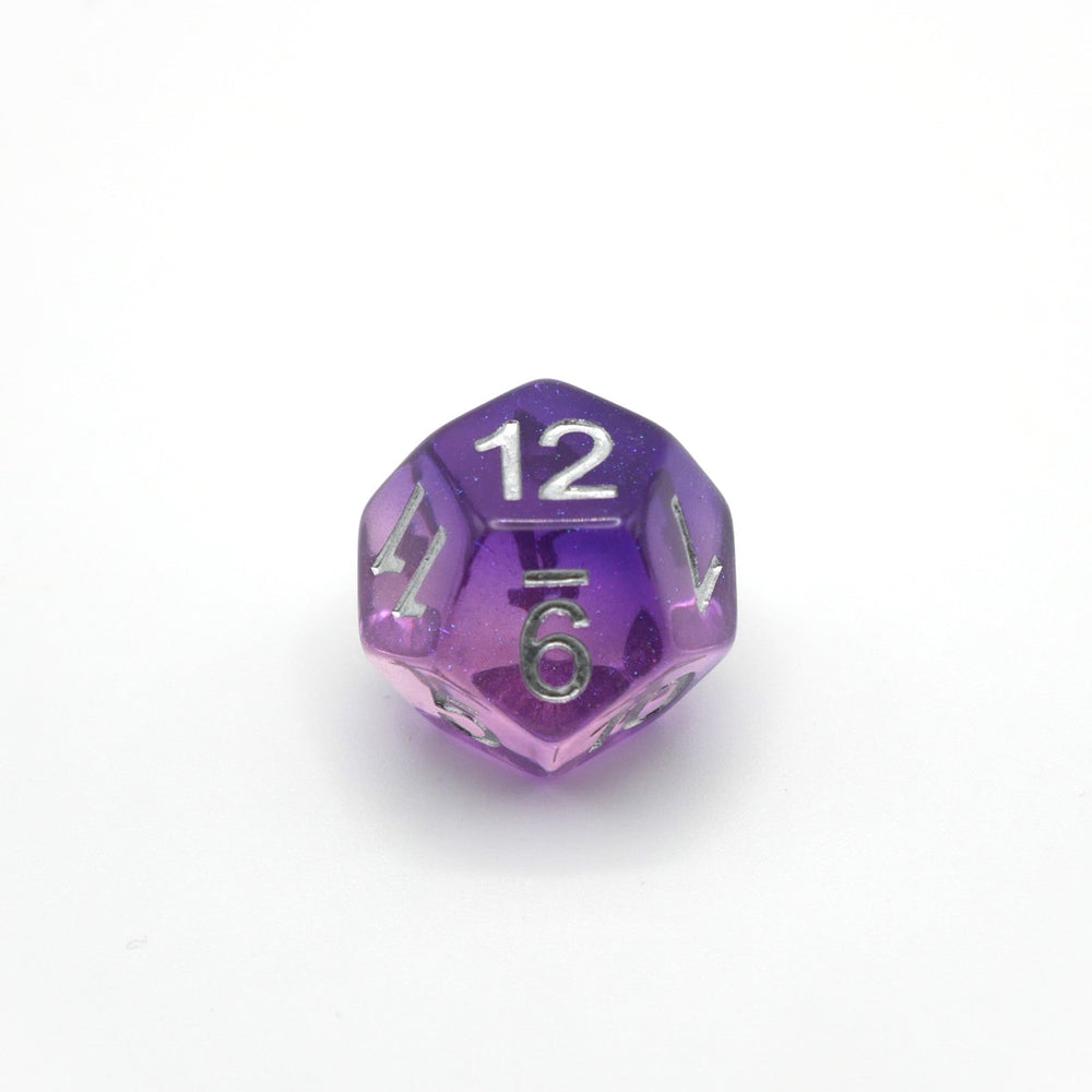 Dancing Lavender - 7 Piece DnD Dice Set | Acrylic RPG Gaming Dice (ONLINE ORDER ONLY)