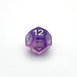 Dancing Lavender - 7 Piece DnD Dice Set | Acrylic RPG Gaming Dice (ONLINE ORDER ONLY)