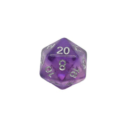Dancing Lavender - 7 Piece DnD Dice Set | Acrylic RPG Gaming Dice (ONLINE ORDER ONLY)