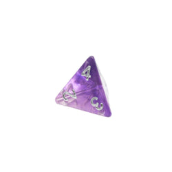 Dancing Lavender - 7 Piece DnD Dice Set | Acrylic RPG Gaming Dice (ONLINE ORDER ONLY)