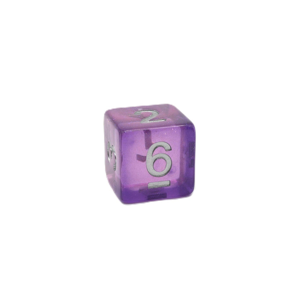 Dancing Lavender - 7 Piece DnD Dice Set | Acrylic RPG Gaming Dice (ONLINE ORDER ONLY)