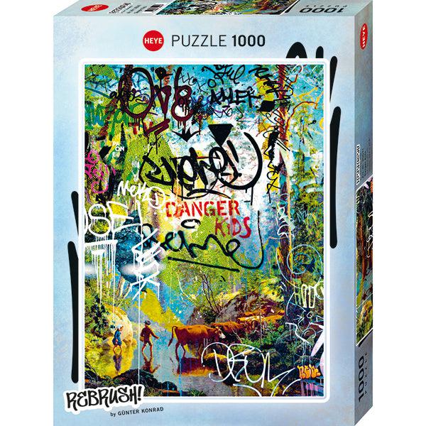 Danger Kids Rebrush 1000 Piece Jigsaw Puzzle Heye (ONLINE ORDER ONLY)