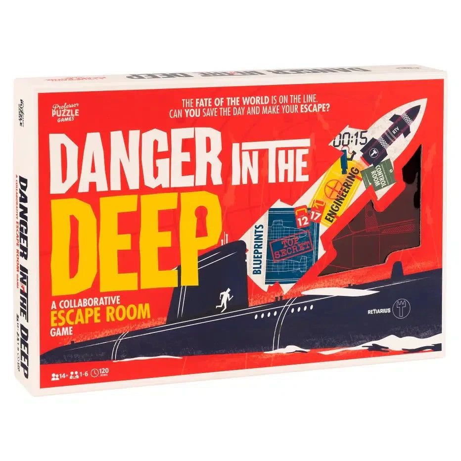 Danger in the Deep Escape Room Game Professor Puzzle (ONLINE ORDER ONLY)