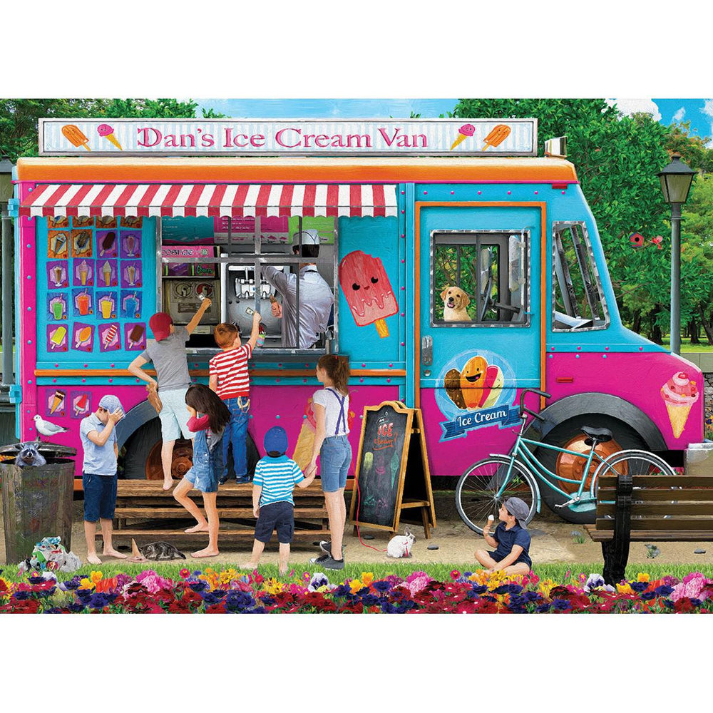 Dan's Ice Cream Van 1000 Piece Jigsaw Puzzle Eurographics (ONLINE ORDER ONLY)