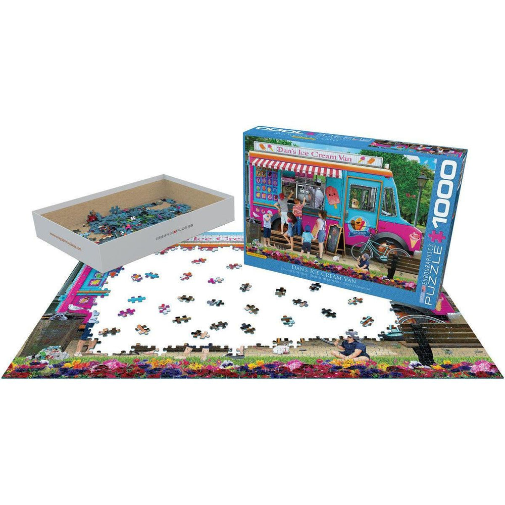 Dan's Ice Cream Van 1000 Piece Jigsaw Puzzle Eurographics