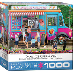 Dan's Ice Cream Van 1000 Piece Jigsaw Puzzle Eurographics (ONLINE ORDER ONLY)