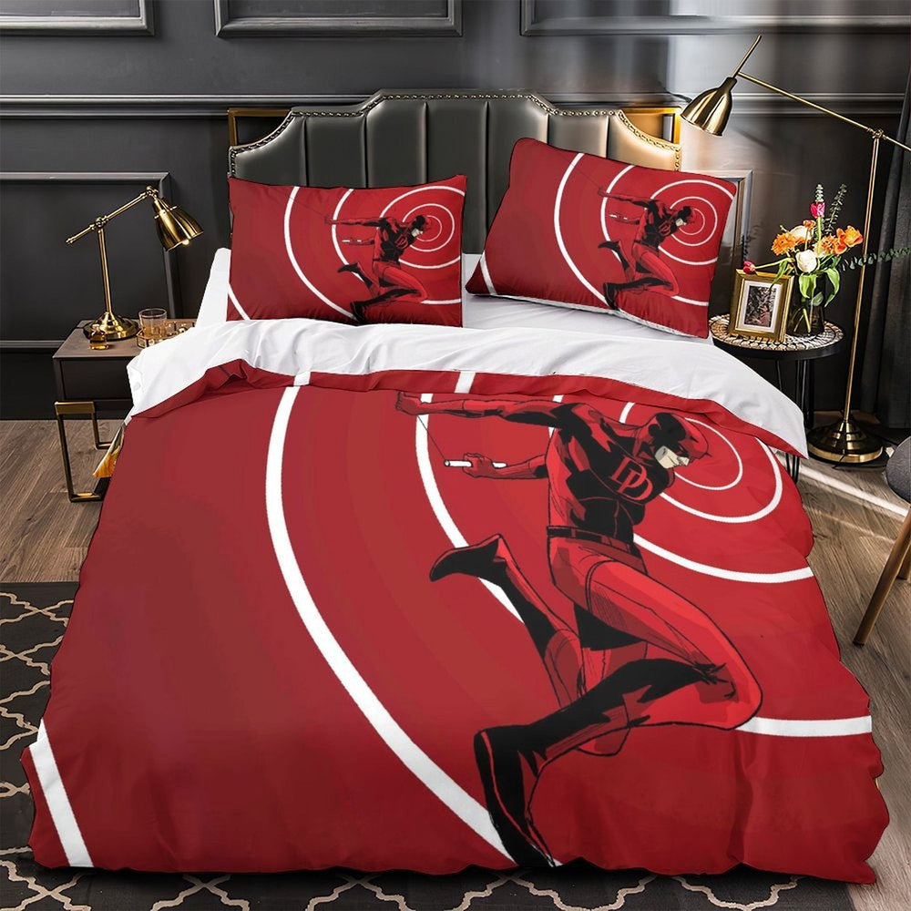 Daredevil Duvet Cover Pattern Bedding Set Without Filler (ONLINE ORDER ONLY)