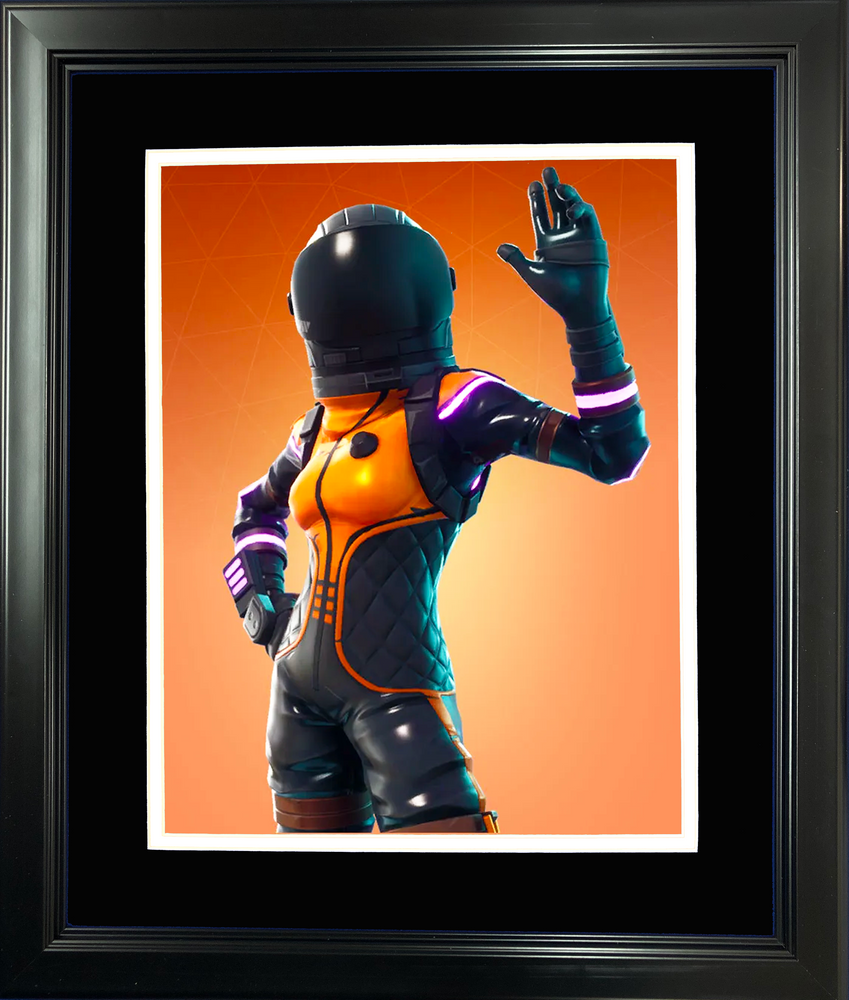 Framed Dark Vanguard Legendary Fortnite Skin 11"x14" Video Game Photo (ONLINE ORDER ONLY)