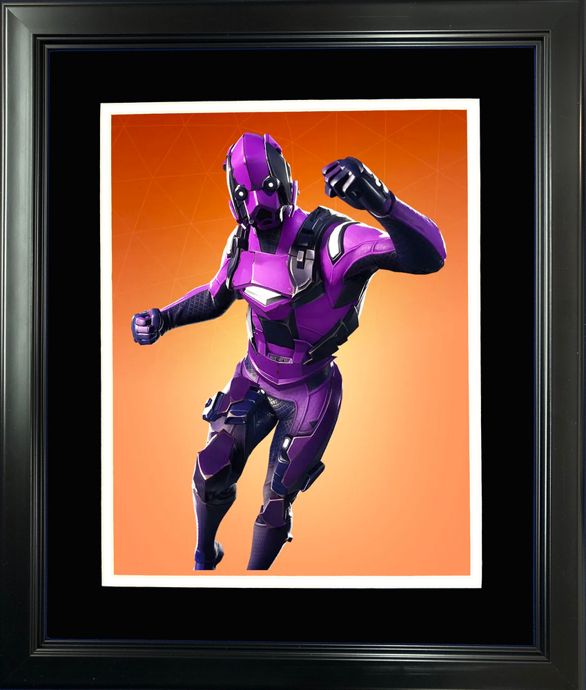 Framed Dark Vertex Legendary Fortnite Skin 11"x14" Video Game Photo (ONLINE ORDER ONLY)