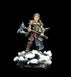 Dark Heaven Legends: Hanei, Female Warrior Human Barbarian (ONLINE ORDER ONLY)