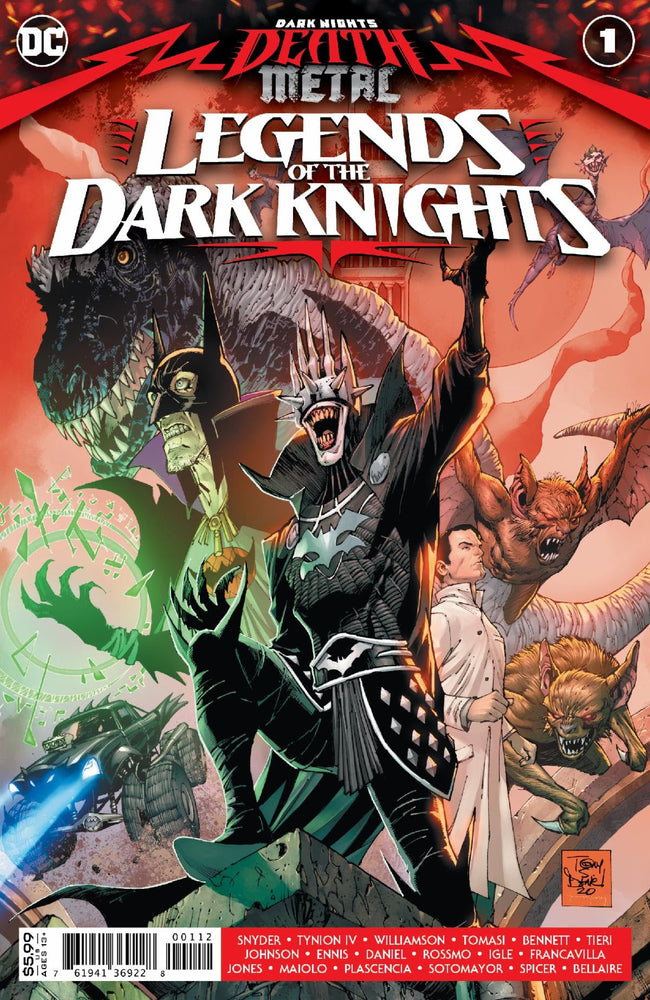 Dark Nights Death Metal Legends Of Dark Knights #1 2nd Print Tony Daniel (08/26/2020) DC (ONLINE ORDER ONLY)
