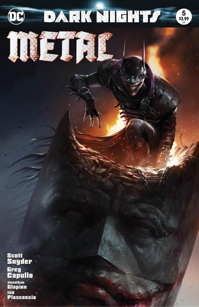Dark Nights Metal 5 DC 2018 Francesco Mattina Variant Batman Who Laughs Joker (ONLINE ORDER ONLY)