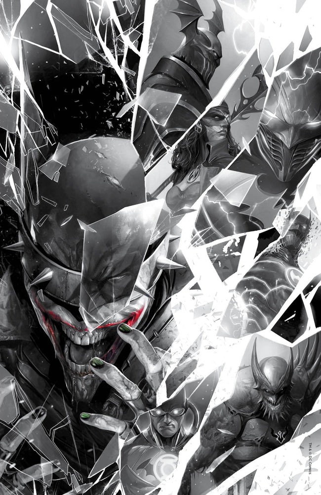 Dark Nights Metal 6 DC 2018 Francesco Mattina Variant Batman Who Laughs Shattered (ONLINE ORDER ONLY)
