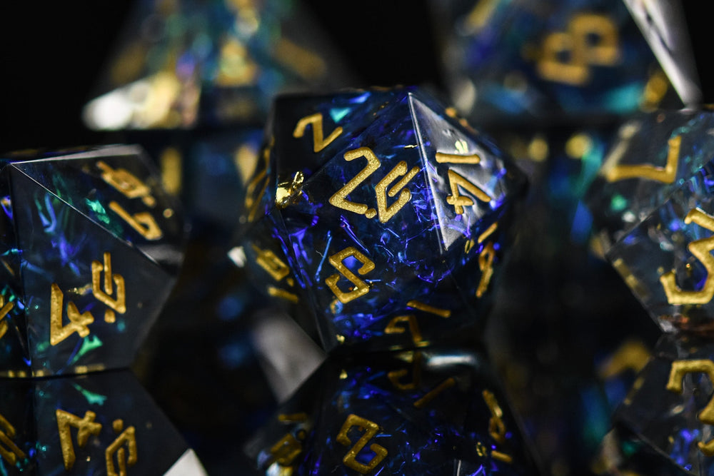 PRE-ORDER || Dark Star Sharp-Edged Resin Dice Set