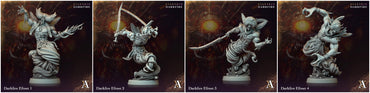 3D Printed Archvillain Games Darkfire Efreet Giantkin Darkfire 28 32mm D&D (Online Only)