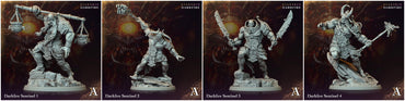 3D Printed Archvillain Games Darkfire Sentinel Giantkin Darkfire Archvillain Society Vol. XXXIV 28 32mm D&D (Online Only)